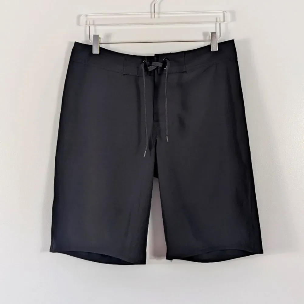 Mossimo Supply Co. Men's Swim Board Shorts 32 Black